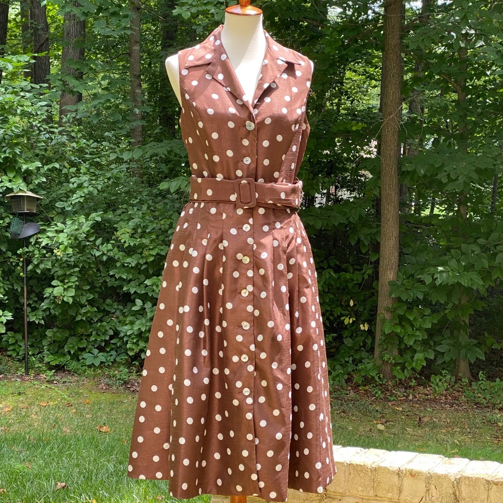 Jessica Howard "Pretty Women" Polka Dot Dress